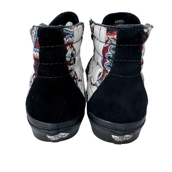 Vans Off The Wall Hazy Bones Skate Shoes Unisex‎ Sz M9/W10.5 Black White Lace Up - Picture 3 of 7